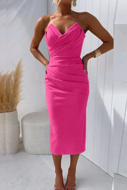 Nura™ | Backless Midi Dress