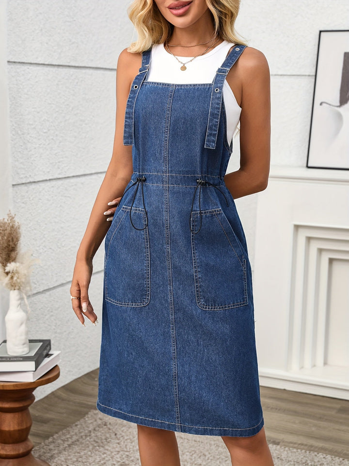Naomi | Short Sleeve Denim Dress