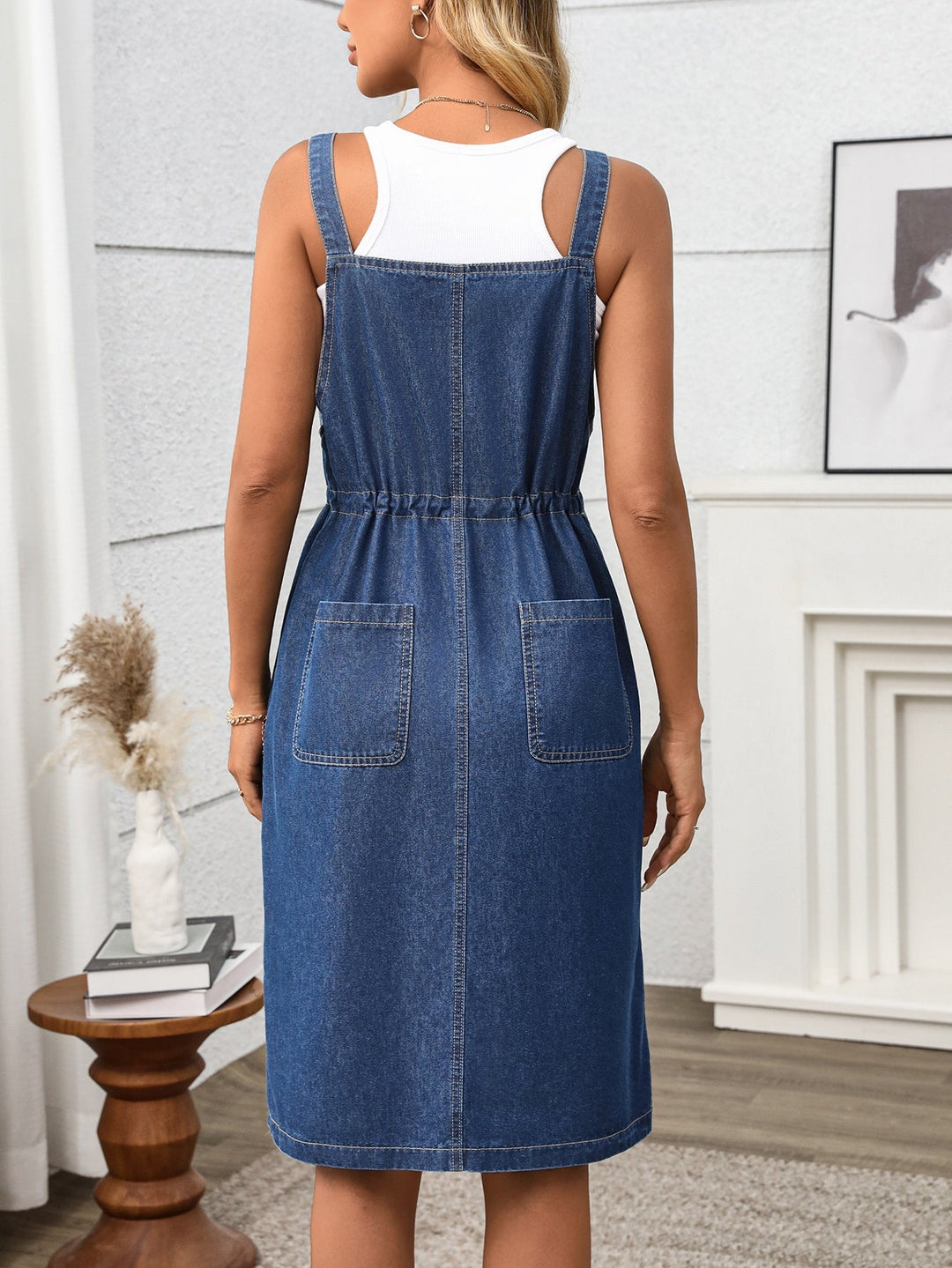 Naomi | Short Sleeve Denim Dress