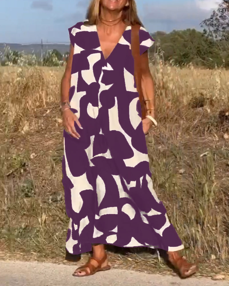 Kendall™ | Relaxed Abstract Dress