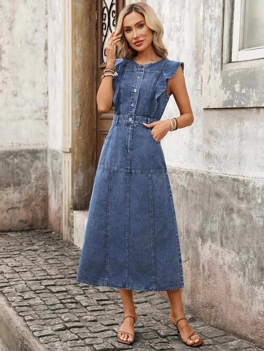 Luna | Everyday Denim Dress