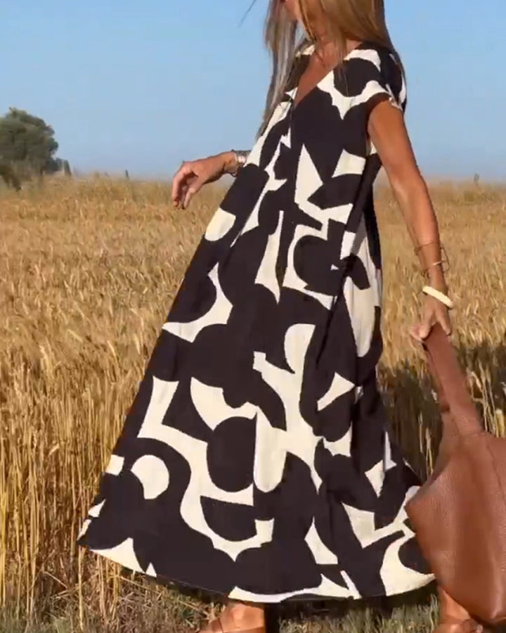 Kendall™ | Relaxed Abstract Dress
