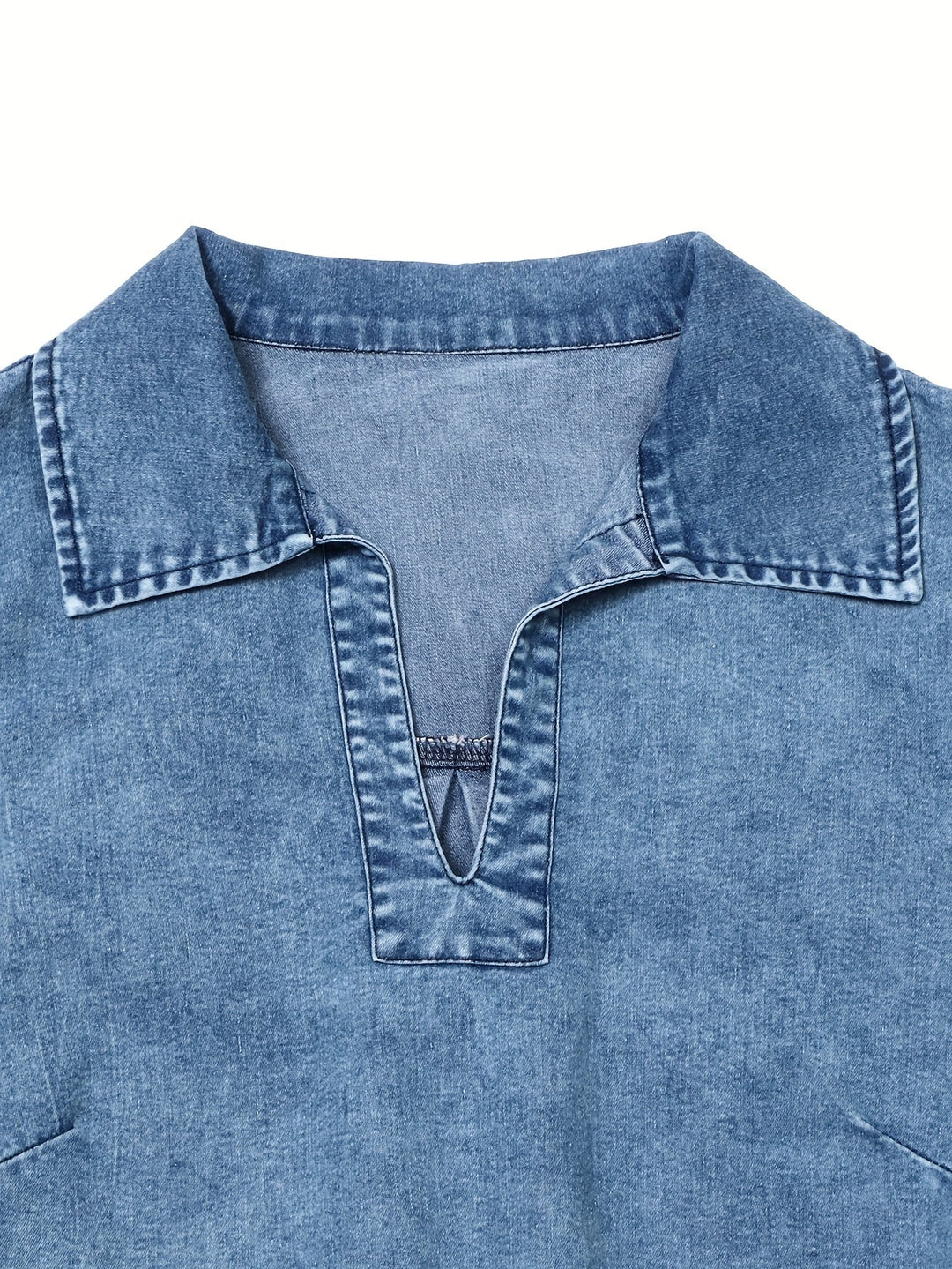 Elena | Vintage Washed Denim Dress