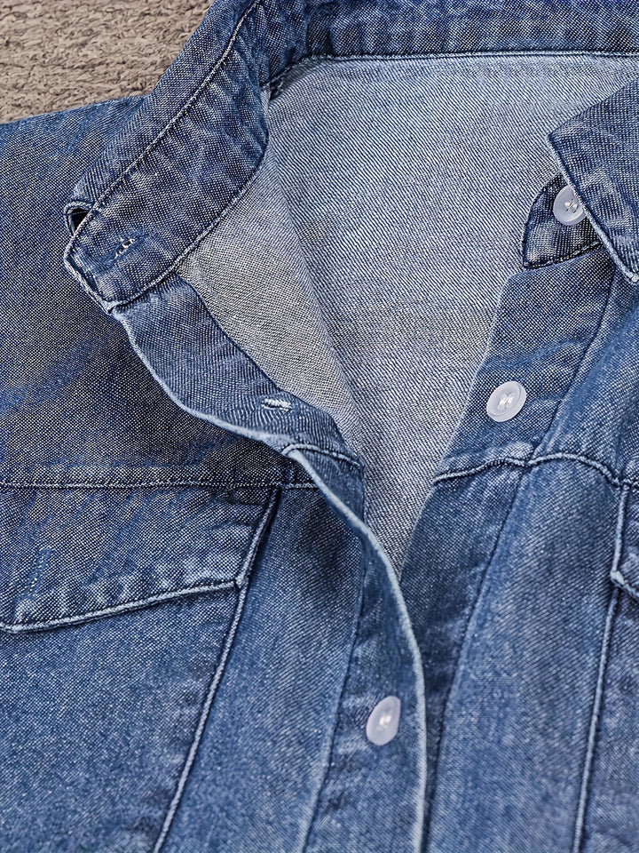 Esme | Light Wash Denim Dress