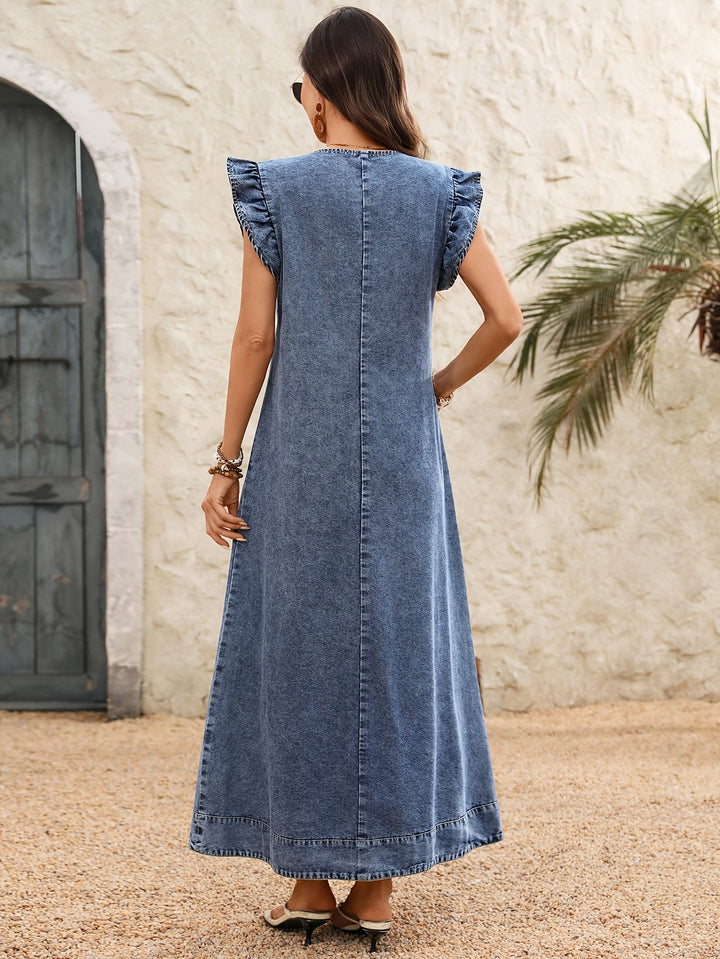 Rosa | Soft Cotton Denim Dress