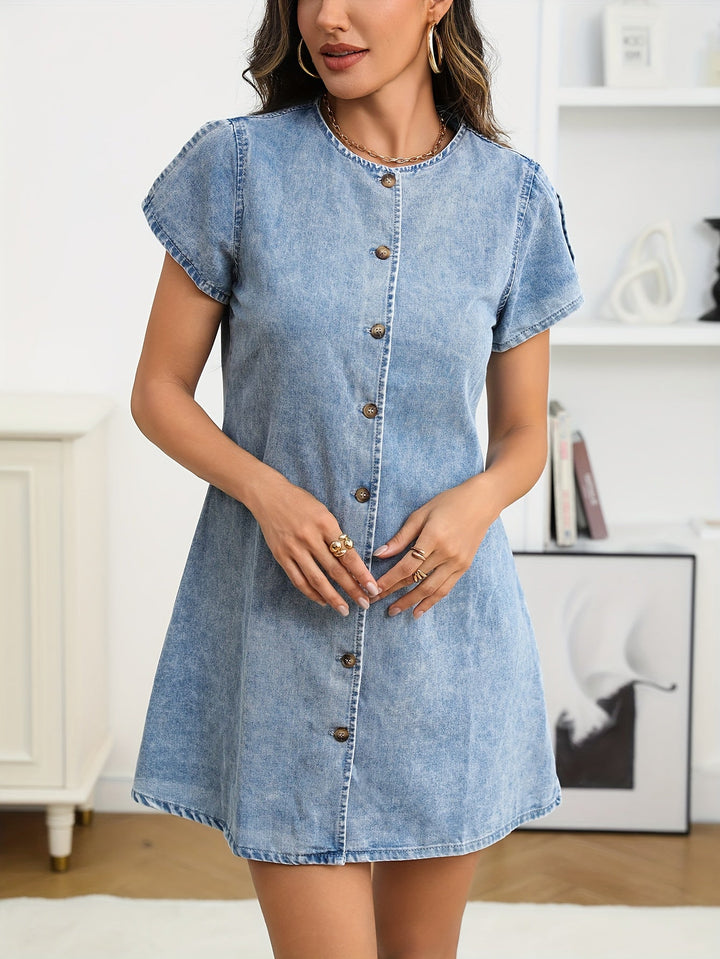 Amelia | Relaxed Fit Denim Dress