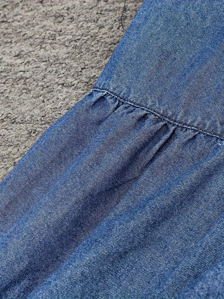 Esme | Light Wash Denim Dress