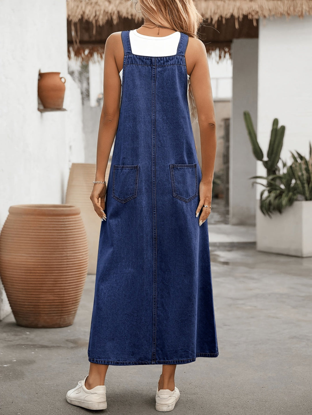 Ivy | Zip Front Denim Dress