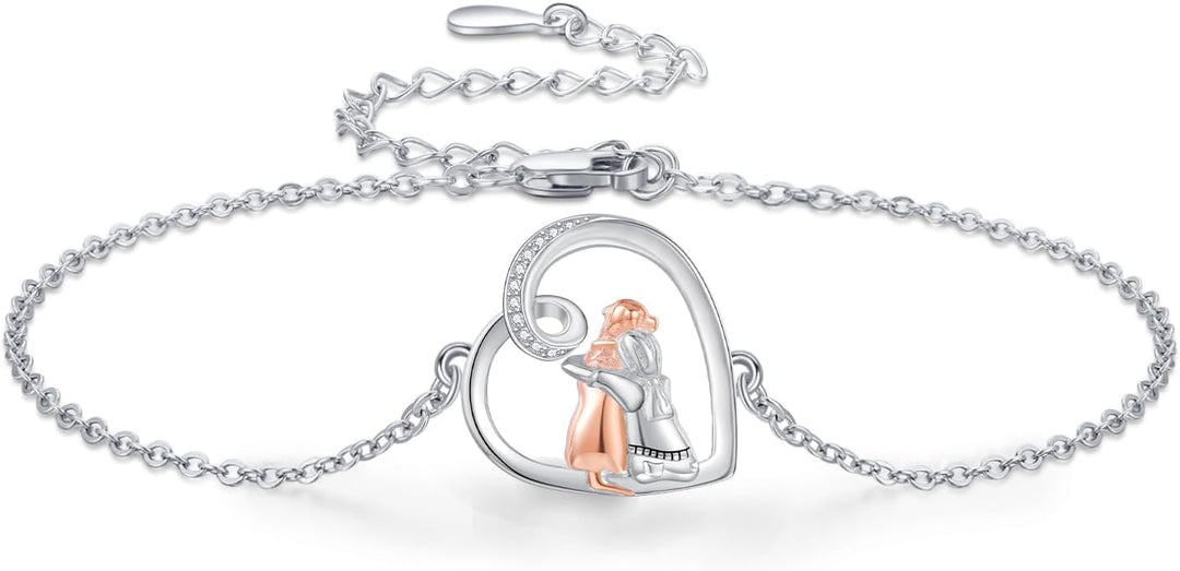 "Forever in Your Heart" Dog Hug Adjustable Luck Bracelet
