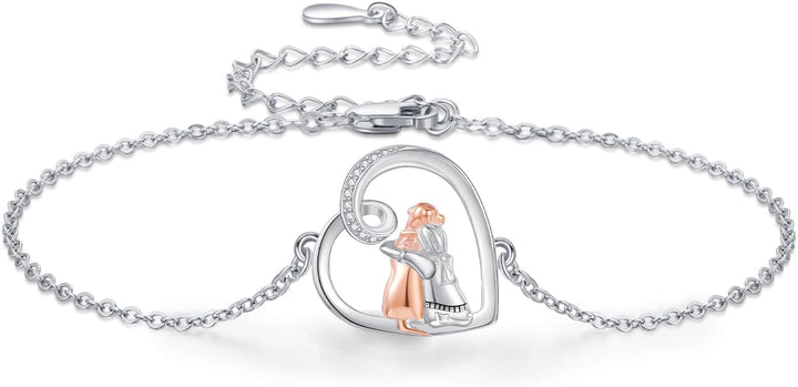 "Forever in Your Heart" Dog Hug Adjustable Luck Bracelet