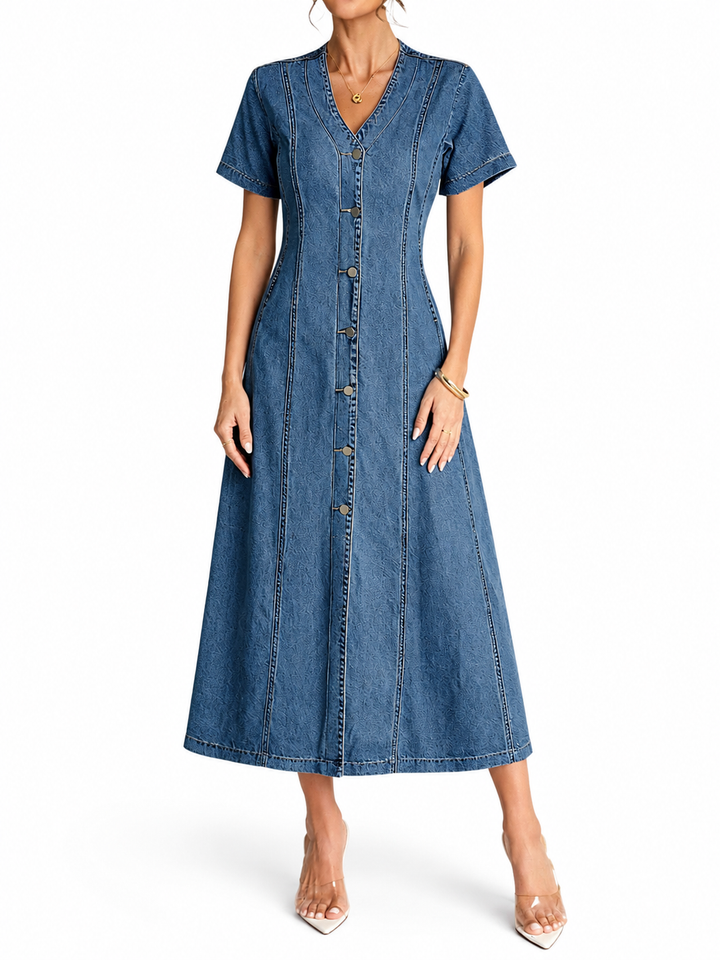 Ava | Summer Denim Dress