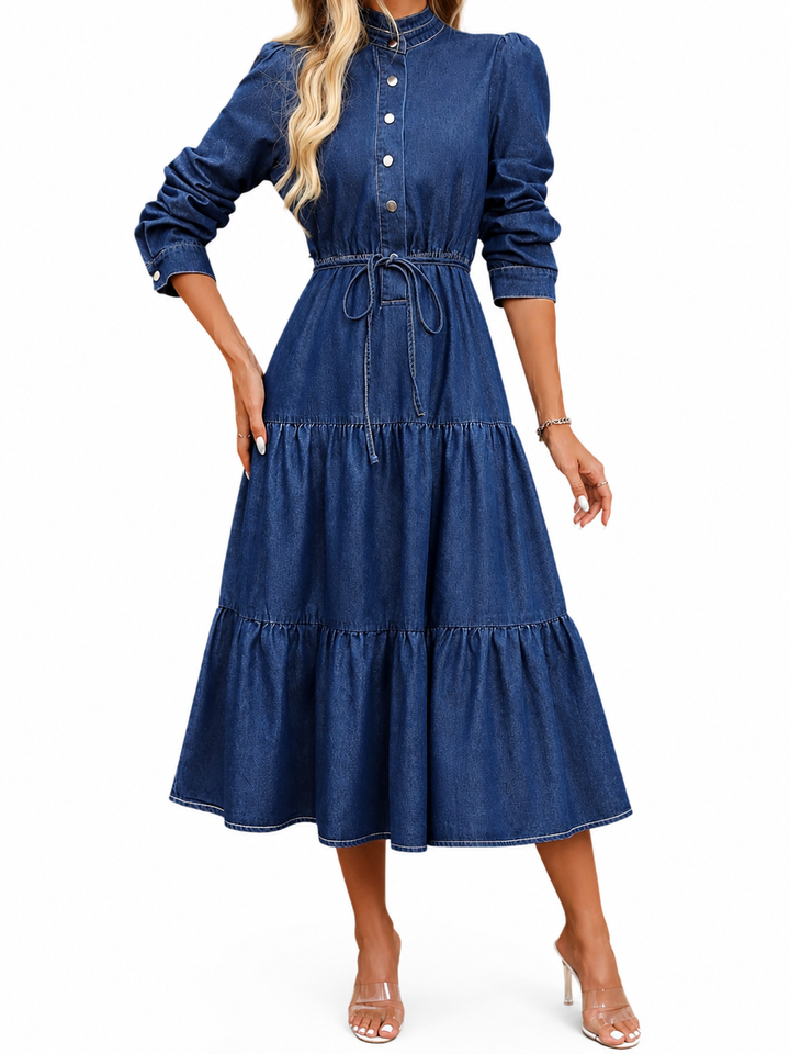 Freya | Dark Wash Denim Dress