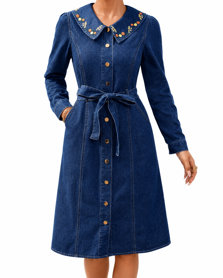Isla | Casual Washed Denim Dress