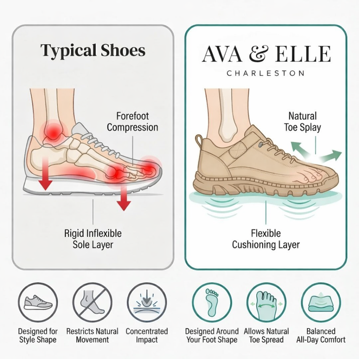 Ava & Elle Sneaker | Step In. Walk Free.