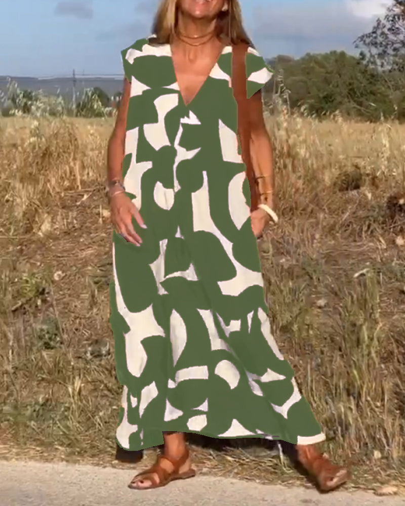 Kendall™ | Relaxed Abstract Dress