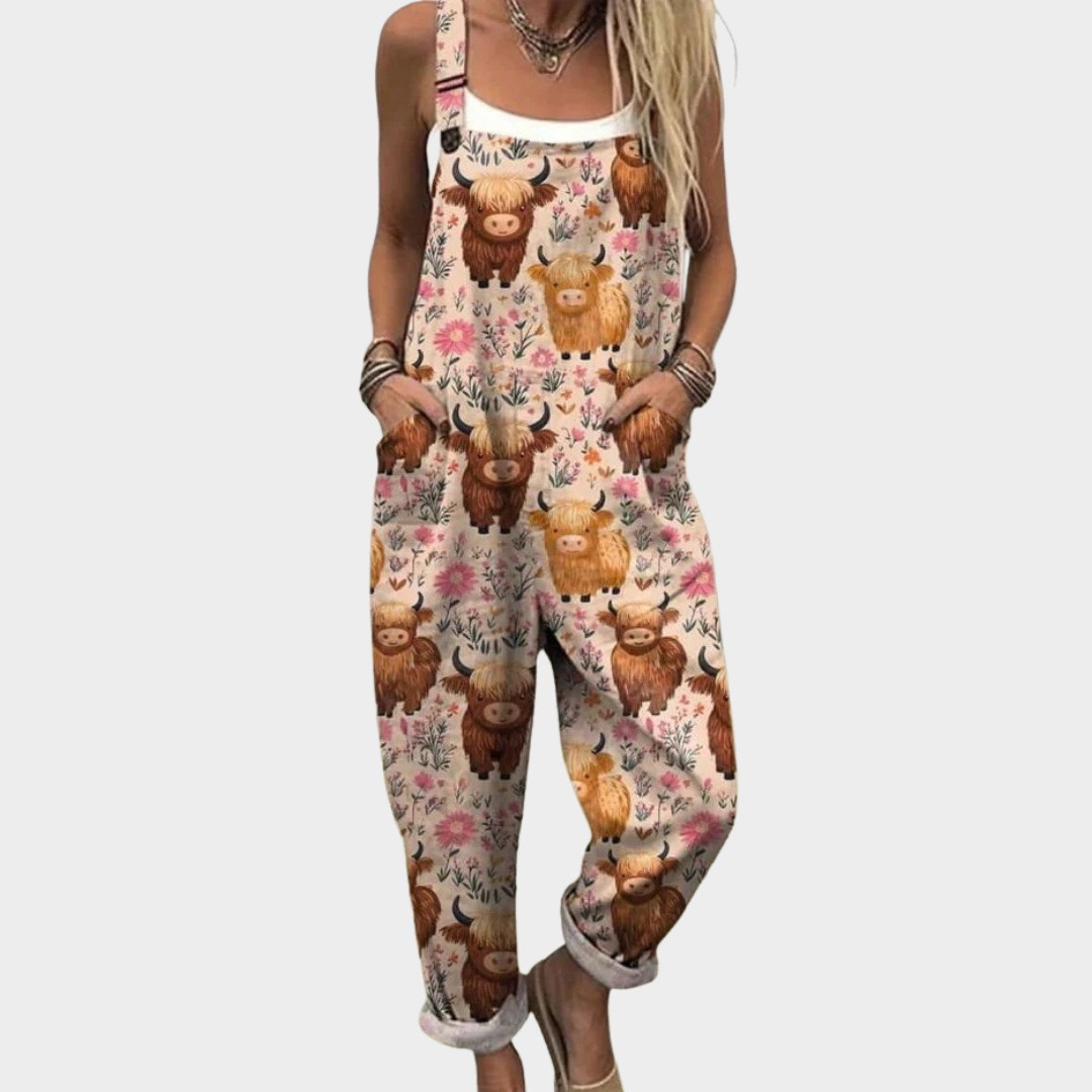 Beatrice | Relaxed Printed Jumpsuit