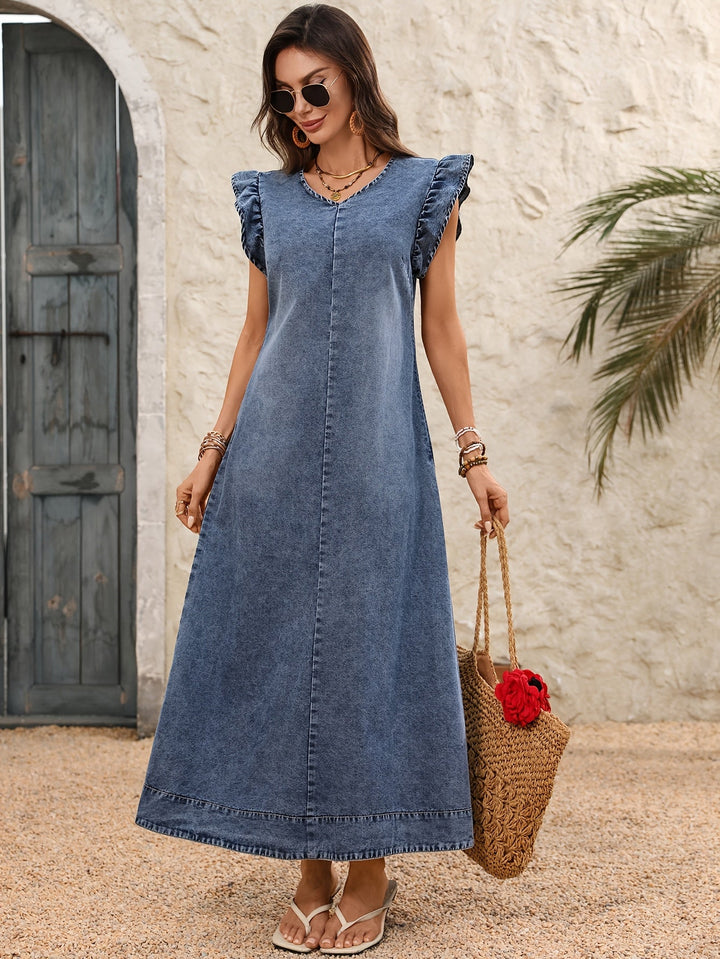 Rosa | Soft Cotton Denim Dress
