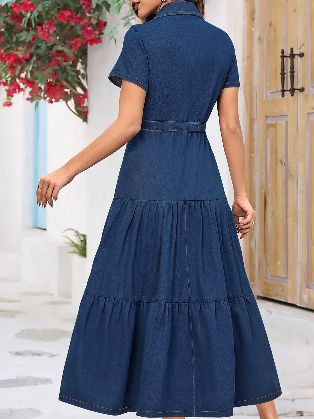 Noelle | Flattering Fit Denim Dress