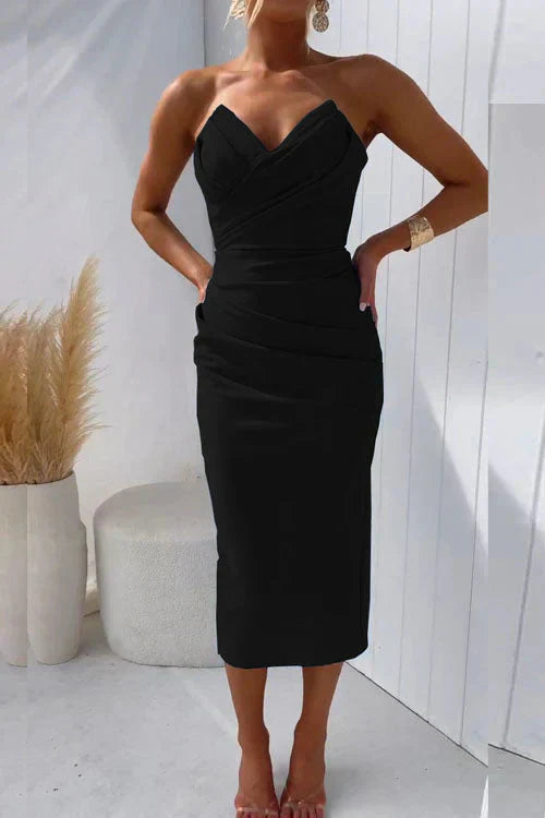 Nura™ | Backless Midi Dress