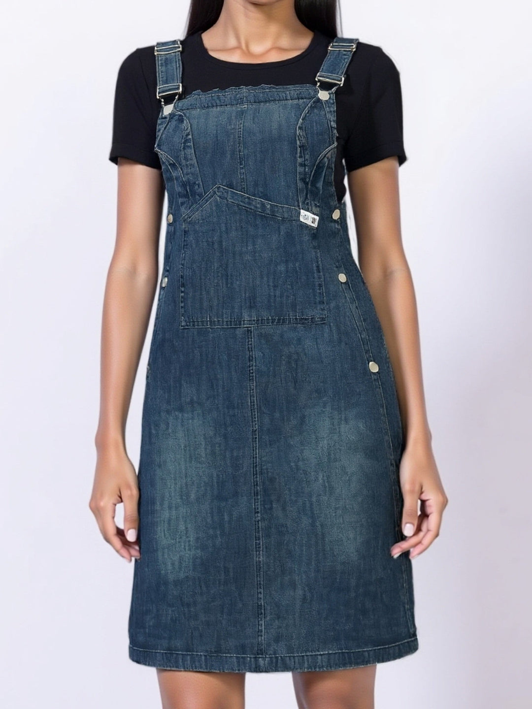 Livia | Sleeveless Denim Dress