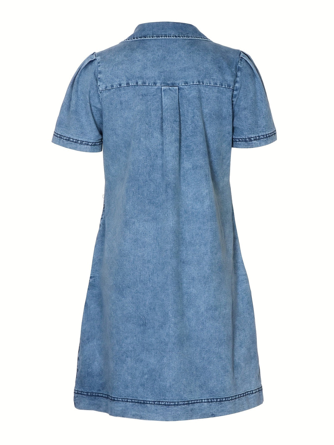 Elena | Vintage Washed Denim Dress