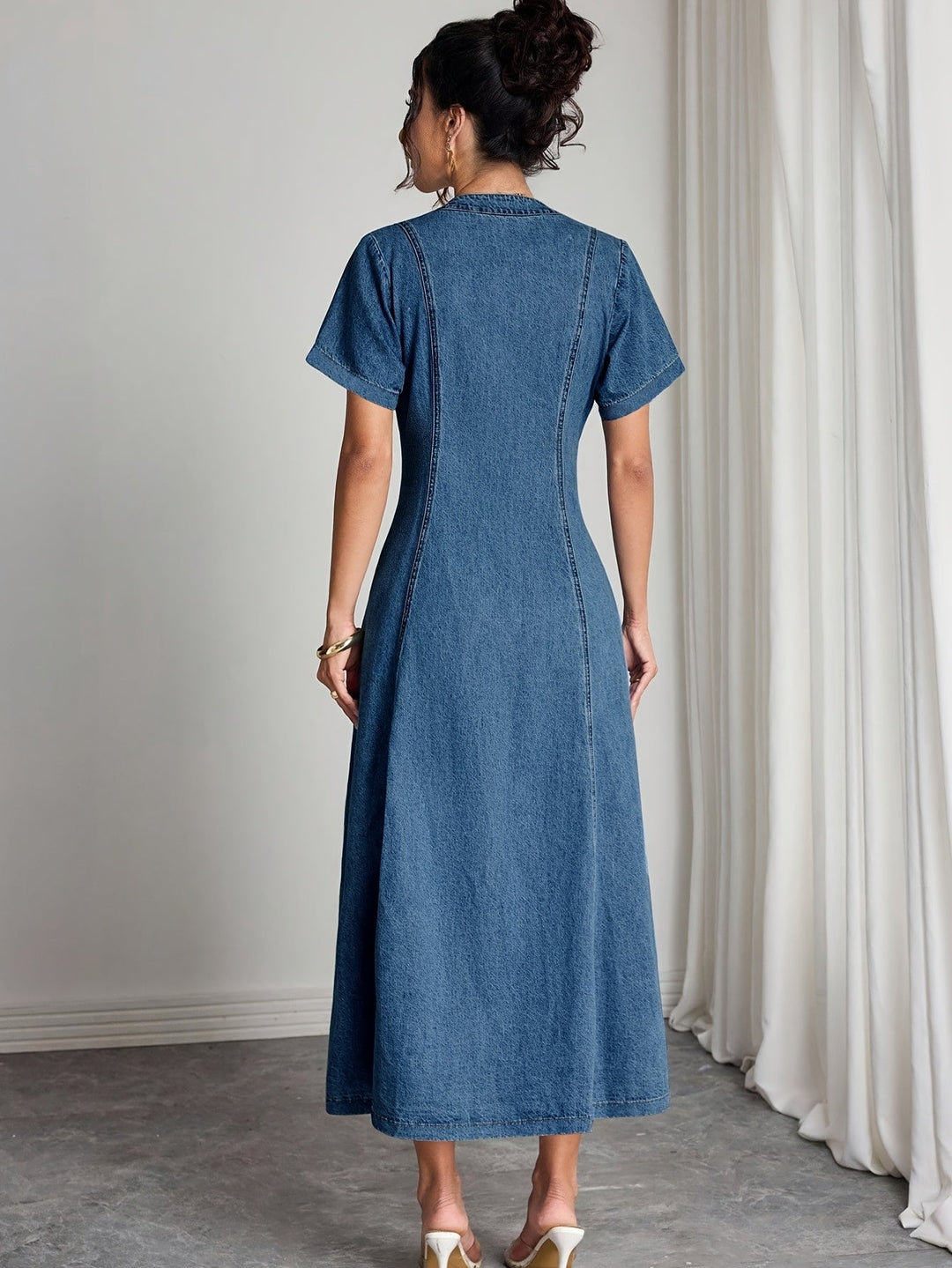 Ava | Summer Denim Dress