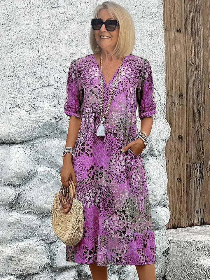 Maya™ | Vibrant Midi Dress