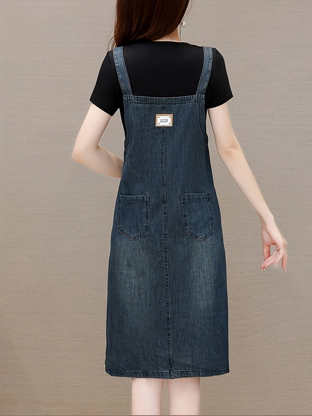 Livia | Sleeveless Denim Dress