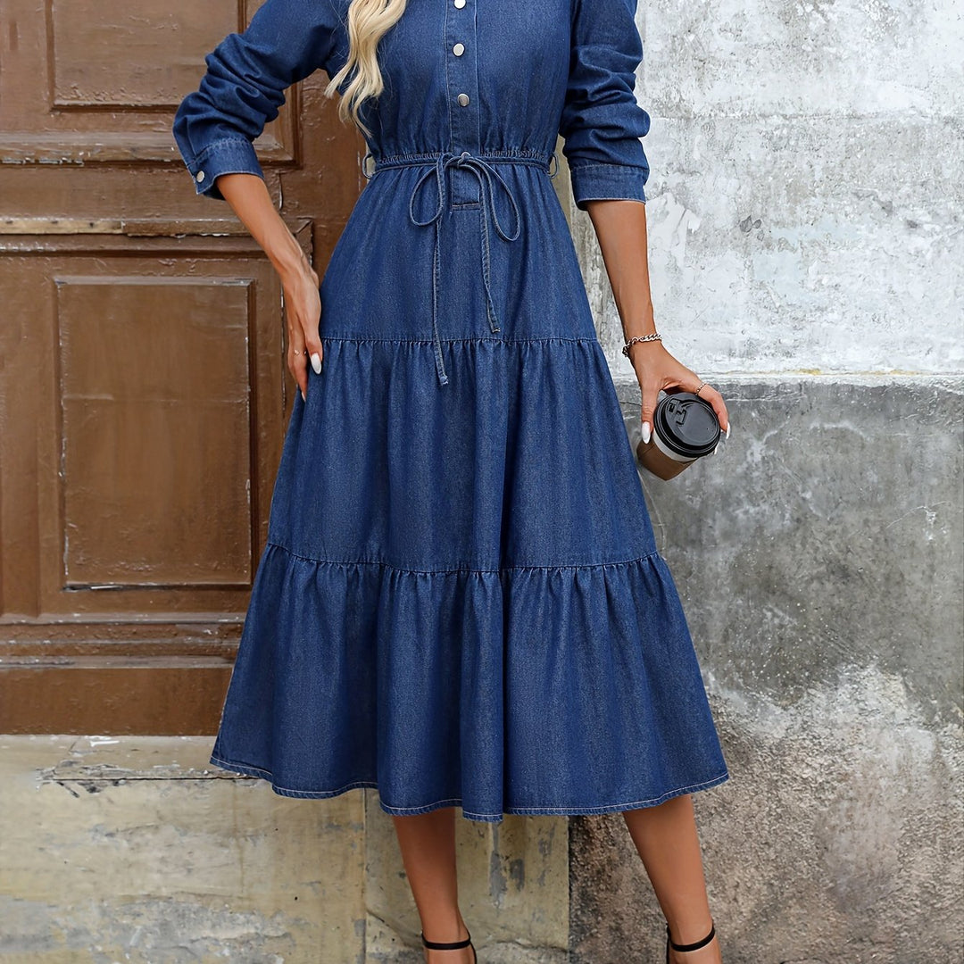 Freya | Dark Wash Denim Dress