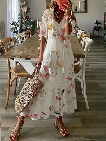 Michaela™ | Boho Tummy Coverage Dress